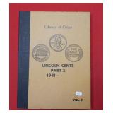 (60) Lincoln Cents with free book