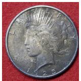 1925 S Peace Silver Dollar
