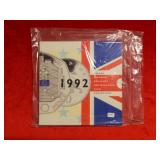1992 United Kingdom BU Coin Set - Sealed