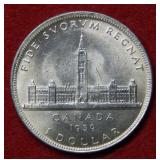 1939 Canada Silver Dollar