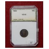 1903 Barber Silver Dime ***