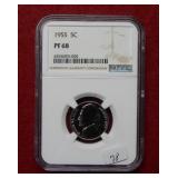 1955 Jefferson Nickel NGC PF68