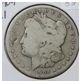 1904 S Morgan Silver Dollar Coin