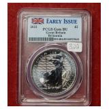 2022 Great Britain Silver $2 PCGS Gem BU