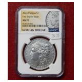 2023 Morgan Silver Dollar NGC MS70 First Day