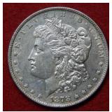 1878 Morgan Silver Dollar 7/8 Tail Feathers