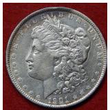 1901 Morgan Silver Dollar Coin