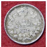 1919 Canada Silver Half Dime
