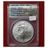 2021(W) Silver Eagle ANACS MS70 - First Strike