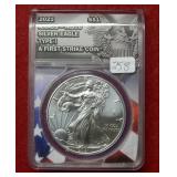 2021 Silver Eagle Type I ANACS MS70 First Strike