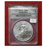2015 (P) Silver Eagle 1oz ANACS MS69