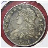 1826 Bust Silver Half Dollar