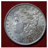1882 O/O Morgan Silver Dollar Coin