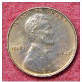 1941 Lincoln Wheat Cent