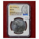 2021 Morgan Silver Dollar NGC MS70