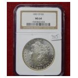 1901 O Morgan Silver Dollar NGC MS64