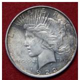 1922 D Peace Silver Dollar