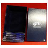 (5) 1999-2003 US Proof State Quarters -free US Box