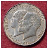 1867/1927 Canada 60th Anniv of Independence Coin