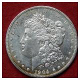 1904 O Morgan Silver Dollar Coin