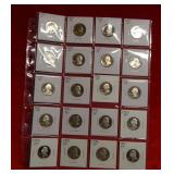 (20) Proof Washington Quarters back to 1968