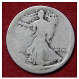 1916 Walking Liberty Silver Half Dollar Coin