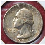 1939 Washington Silver Quarter