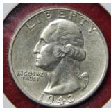1943 Washington Silver Quarter