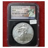 2017 W Silver Eagle NGC MS69 Burnished
