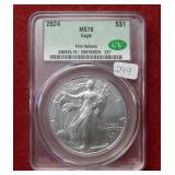 2024 Silver Eagle 1oz CAC MS70 First Delivery
