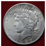 1927 Peace Silver Dollar
