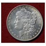 1878 Morgan Silver Dollar 7/8 Tail Feathers