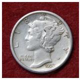1923 S Mercury Silver Dime