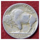 1937 D Three Legged Buffalo Nickel