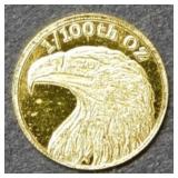 1/100th oz .999 Fine Gold