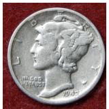 1942/1941 Mercury Silver Dime