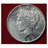 1923 D Peace Silver Dollar Coin