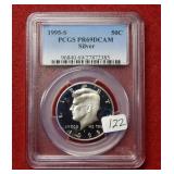 1995 S Silver Kennedy Half PCGS PR69 DCAM