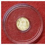 1/200 oz .999 Find Gold - Egypt Motif