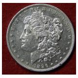 1896 Morgan Silver Dollar Coin