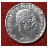 1883 Hawaii Silver Quarter