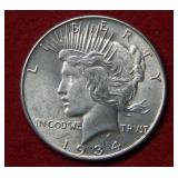 1934 Peace Silver Dollar Coin