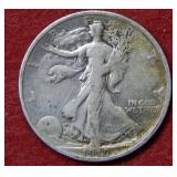 1919 Walking Liberty Silver Half