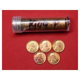 Roll of 1949 P Lincoln Wheat Cents