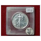 1937 Walking Liberty Silver Half Dollar