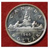 1946 Canada Silver Dollar