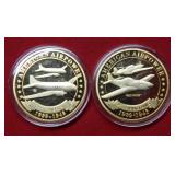 Two US Army Air Corp Challenge Medals