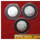 (3) 2007 Foreign Silver Coins