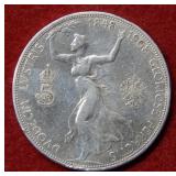 1848/1908 Austria Silver 5 Corona Coin