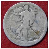 1916 Walking Liberty Silver Half Dollar